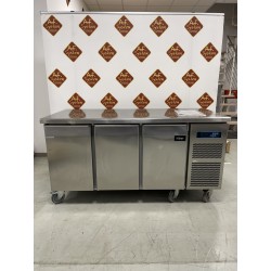 BANCO DA LAVORO REFRIGERATO IN ACCIAIO INOX