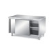 Tavolo Inox Bim 140x70 armadiato