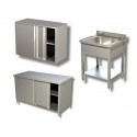 MOBILIER EN ACIER INOX