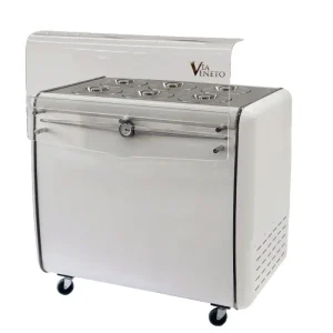 U5 Via Veneto Gelato Dipping Cabinet, 6 Flavours + Reserve